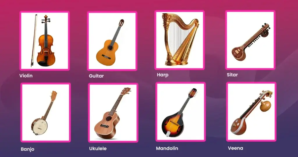 List of All Types of Musical Instruments with Names and Pictures